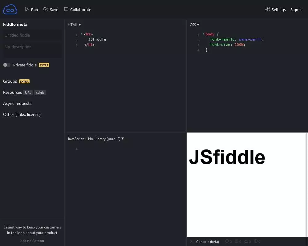 JSFiddle